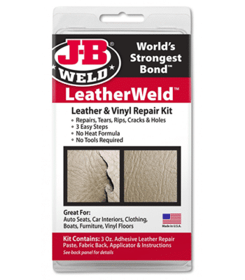 2 Pack JB Weld LeatherWeld
