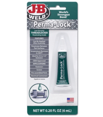 JB Weld - Perma Lock Grön - penetrerande gänglåsare, 6 ml