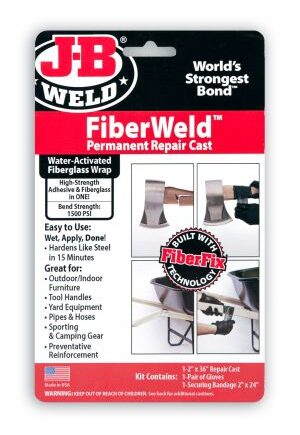 2 Pack JB Weld FiberWeld Permanent Repair