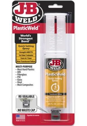 JB Weld Plastic Weld Syringe